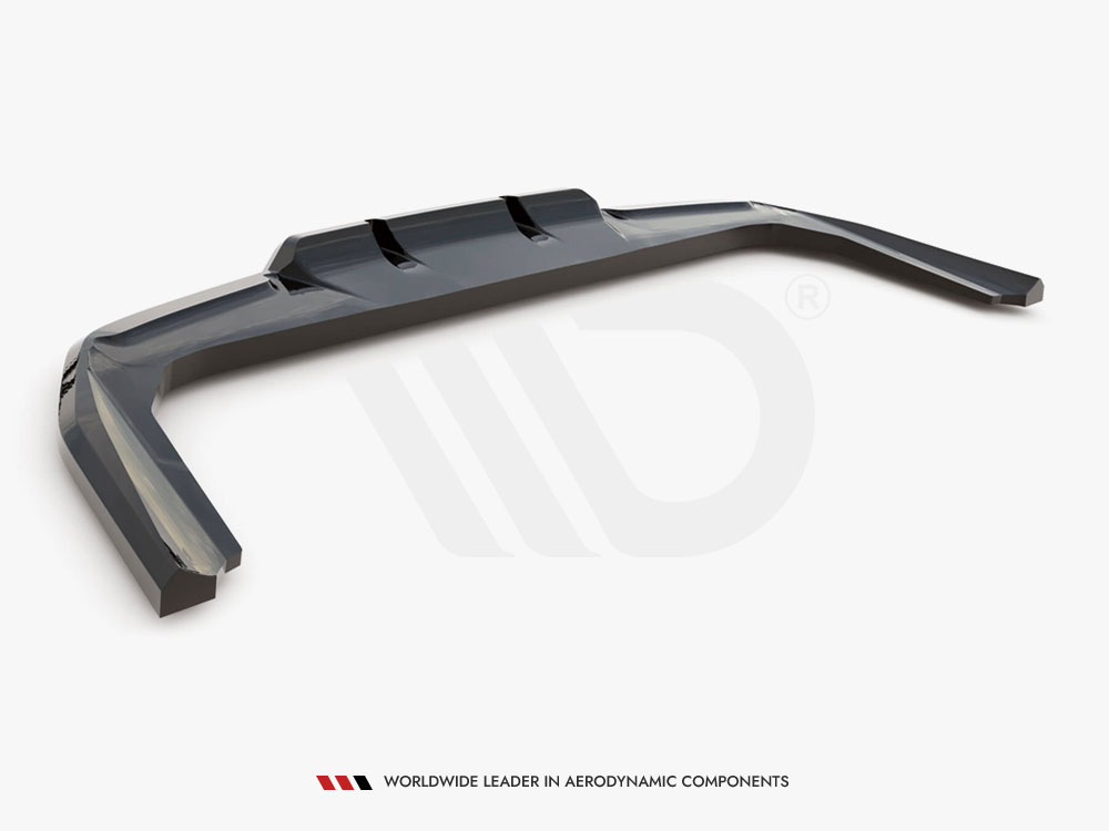 Central Rear Splitter (Vertical Bars) BMW X1 M-Pack U11 - 8 