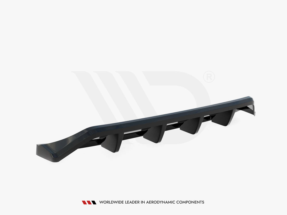 Central Rear Splitter (Vertical Bars) Mazda 3 Mk4 - 3 