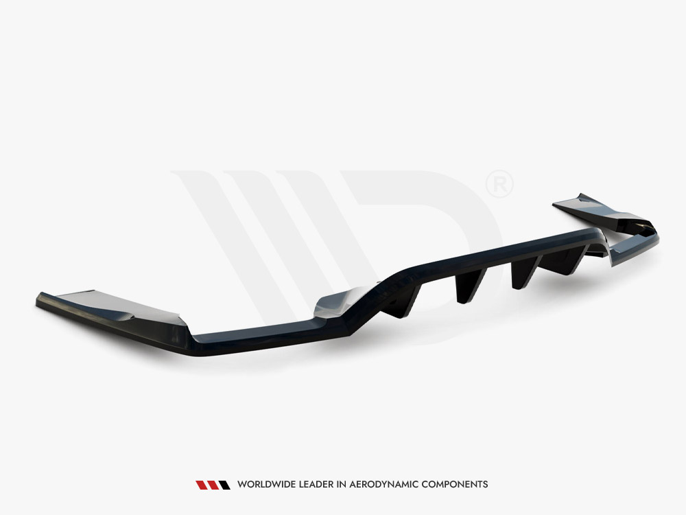 Rear Splitter (Vertical Bars) V.1 Mercedes-AMG GLC 63 SUV X253 - 5 