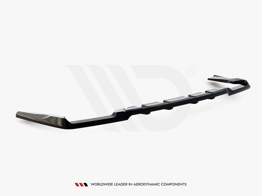 Rear Splitter (Vertical Bars) V.2 Mercedes-AMG GLC 63 SUV X253 - 5 