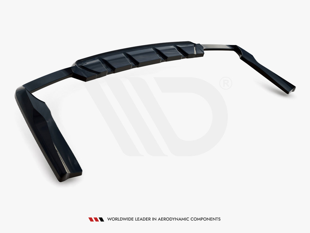 Rear Splitter (Vertical Bars) V.2 Mercedes-AMG GLC 63 SUV X253 - 6 