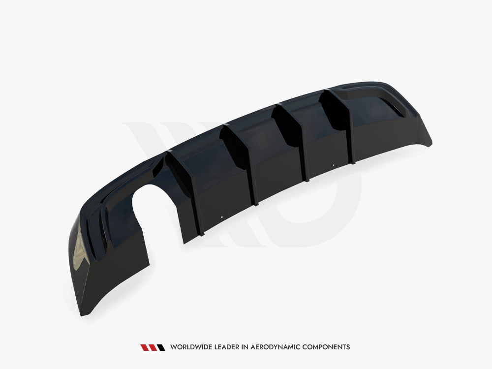 Rear Valance Audi A3 Sportback 8V Facelift (Version with one exhaust tip on single side) - 5 