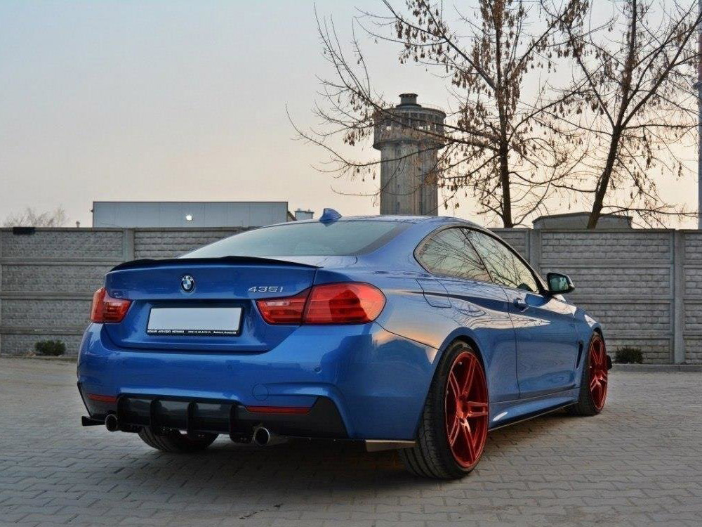 Rear Diffuser & Rear Side Splitters BMW 4 Coupe / Gran Coupe / Cabrio M-Pack F32 / F36 / F33 - 2 