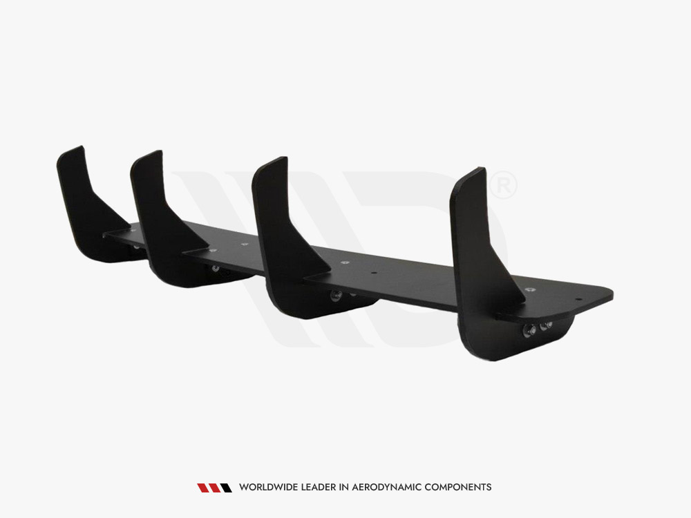 Rear Diffuser & Rear Side Splitters BMW 4 Coupe / Gran Coupe / Cabrio M-Pack F32 / F36 / F33 - 6 