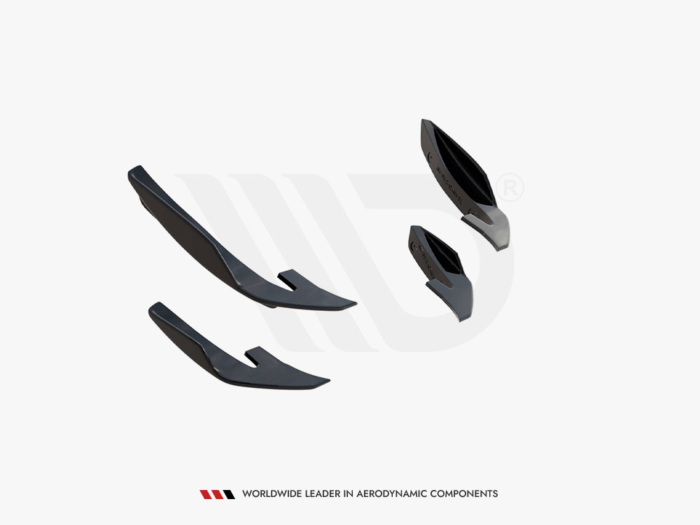Front Bumper Wings (Canards) Audi S5 / A5 S-Line Coupe / Sportback F5 - 6 