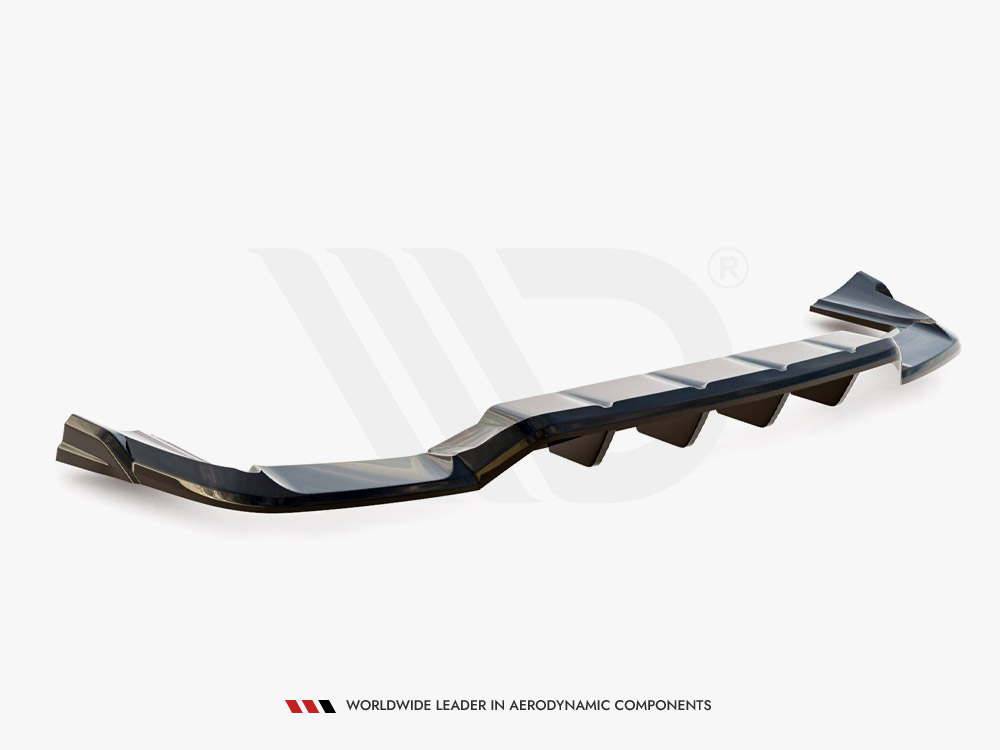 Rear Splitter (Vertical Bars) Porsche Cayenne Coupe Mk3 - 4 