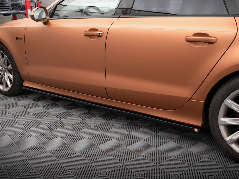 Side Skirts Diffusers V.2 Audi A7 S-Line C7 - 3 