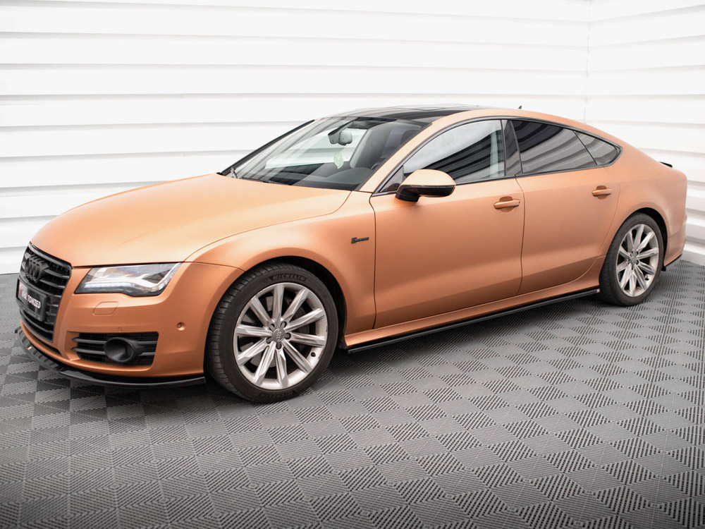 Side Skirts Diffusers V.2 Audi A7 S-Line C7 - 2 