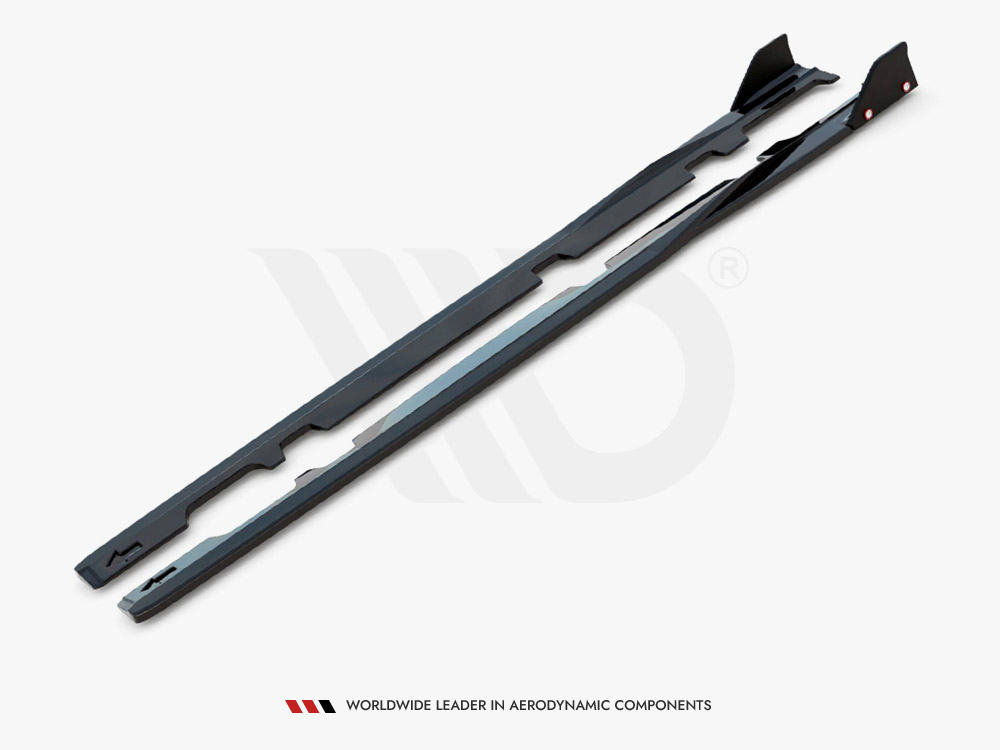 Side Skirts Diffusers V.2 + Flaps Ford Fiesta ST / ST-Line Mk8 - 5 