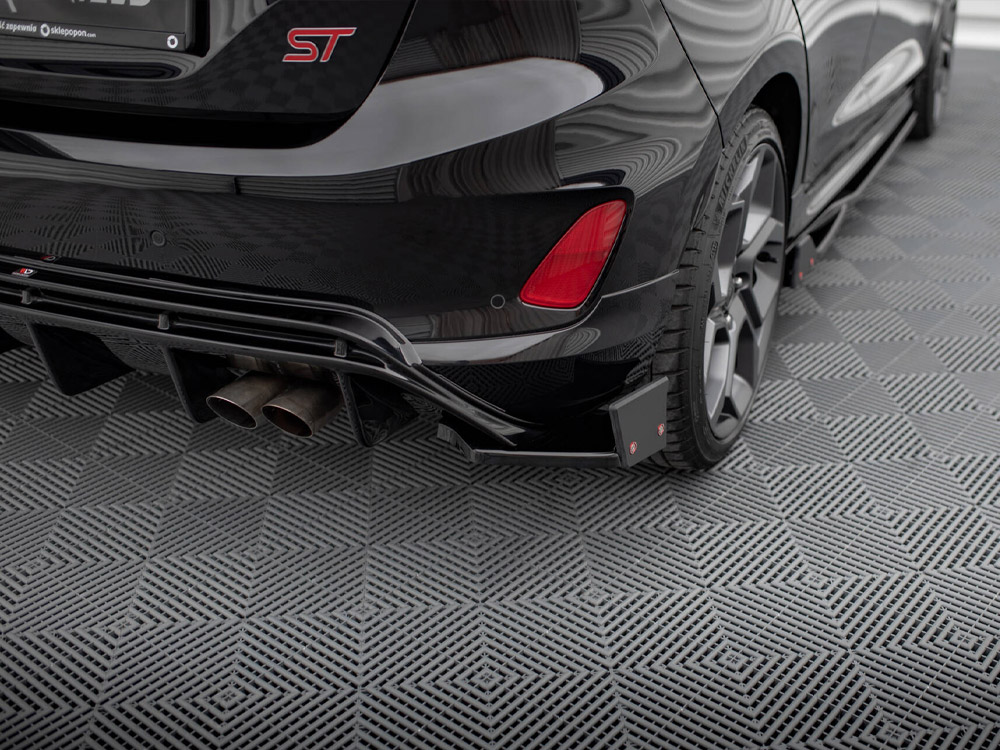 Rear Side Splitters V.4 + Flaps Ford Fiesta ST Mk8 - 4 