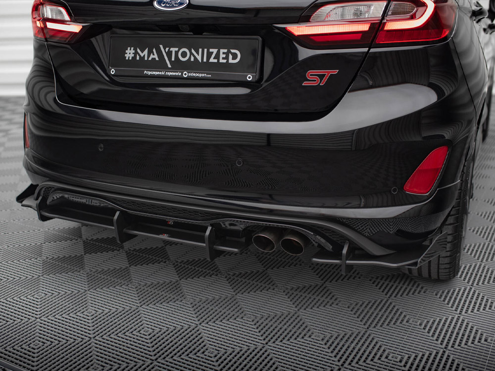 Reduced - Street PRO Rear Diffuser + Flaps Ford Fiesta Mk8 ST - 3 