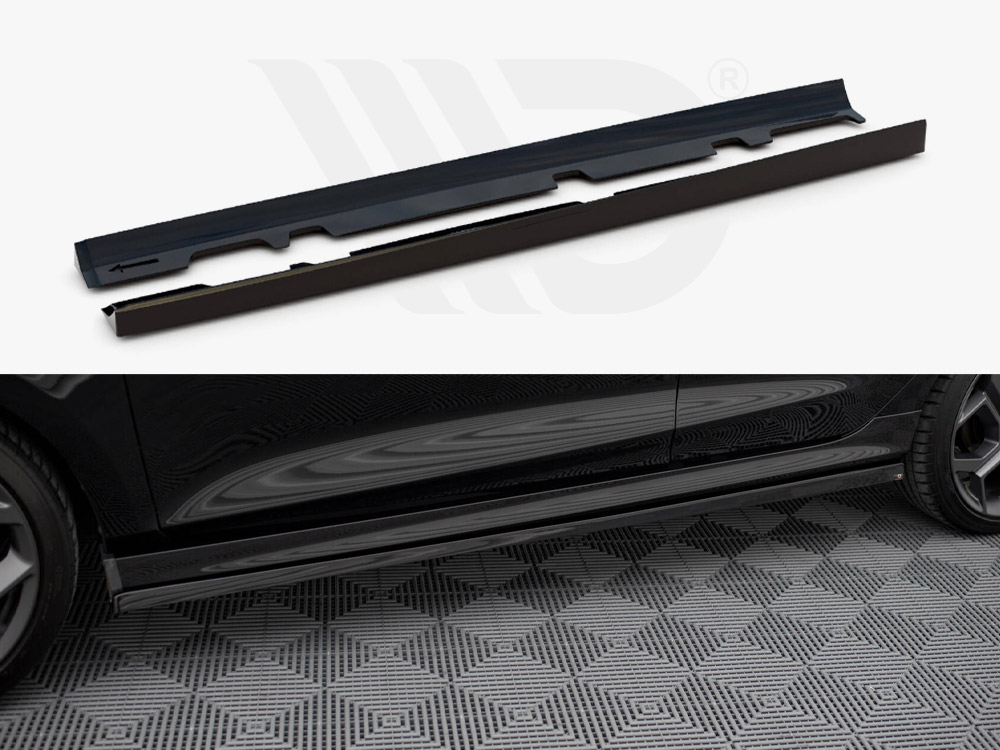 Reduced - Side Skirts Diffusers V.2 Ford Fiesta Mk8 ST / ST-Line - 1 