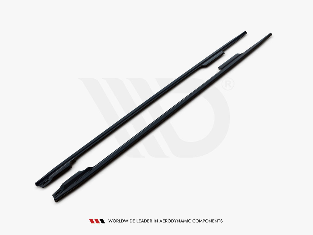 Side Skirts Diffusers V.2 Audi A4 / A4 S-Line / S4 B8  - 5 