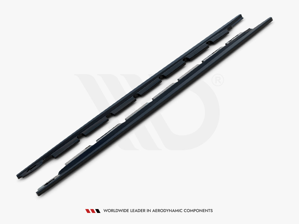 Side Skirts Diffusers Toyota Yaris Mk3 Facelift - 5 