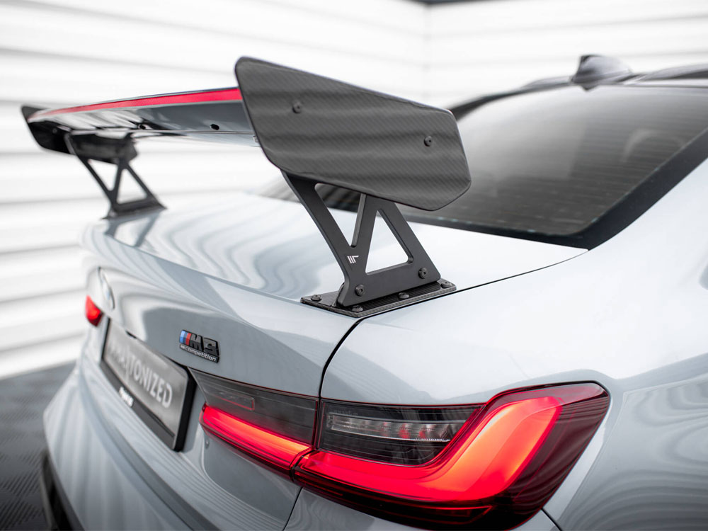 Carbon Spoiler With External Brackets Uprights + LED BMW M3 G80 / M340i G20 / 3 M-Pack G20 / 3 Standard G20 - 9 