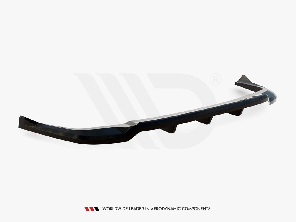 Central Rear Splitter (Vertical Bars) Lexus NX F-Sport Mk2 - 4 