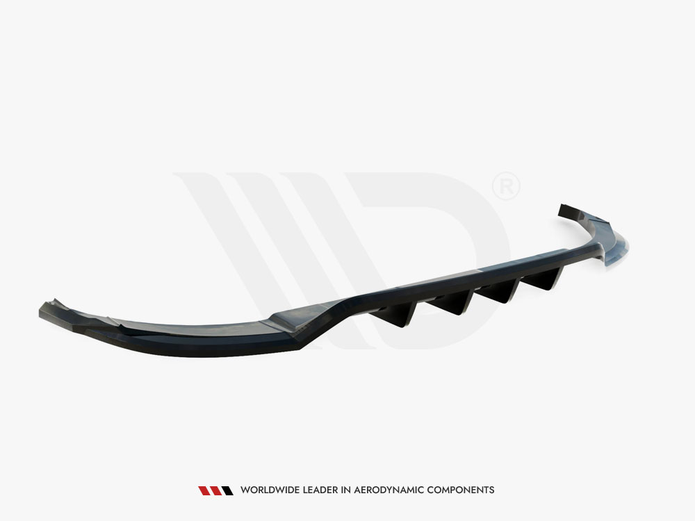 Central Rear Splitter (Vertical Bars) Audi Q8 S-Line Mk1 - 5 