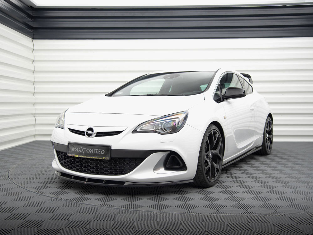 Front Splitter Opel Astra J OPC / VXR Nurburg - Carbon Look - 2 