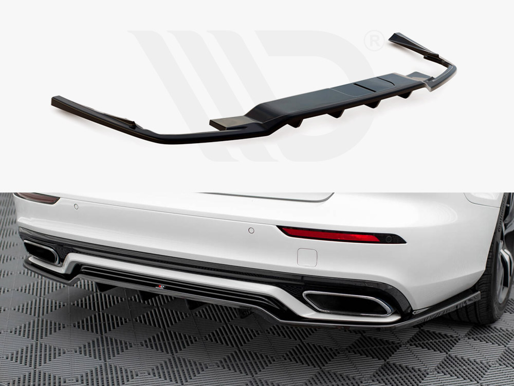 Central Rear Splitter (Vertical Bars) Volvo S60 / V60 R-Design Mk 3 ...