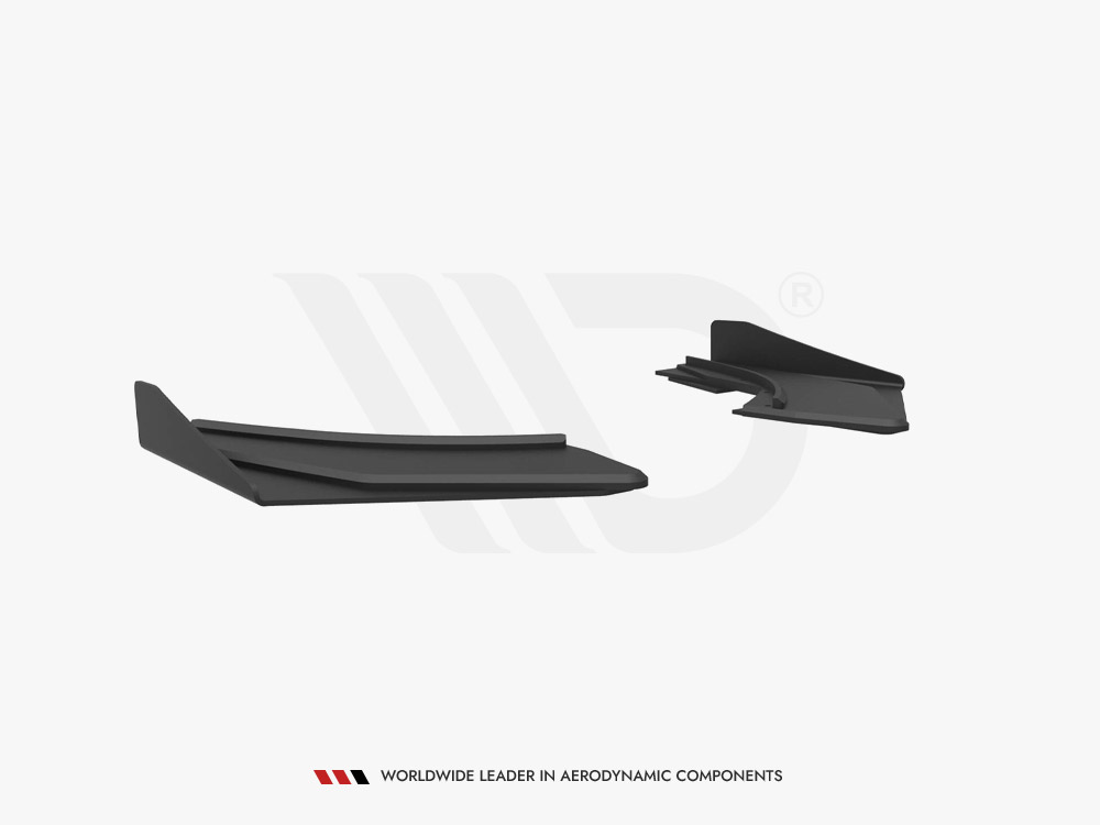 Street Pro Rear Side Splitters + Flaps Audi S3 Sedan 8V - 3 