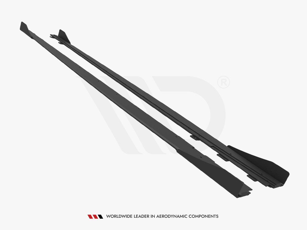 Street PRO Side Skirts Diffusers + Flaps Audi S3 / A3 S-Line Sedan 8V - 5 