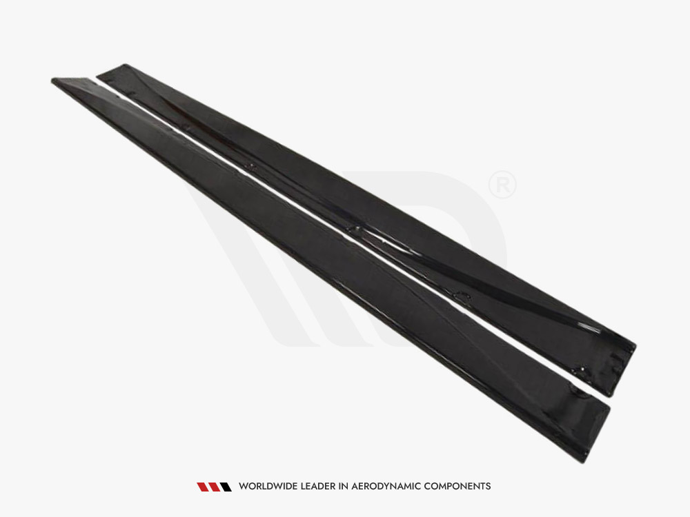 Side Skirts Diffusers Maserati Granturismo Mk1 - Carbon Look - 5 