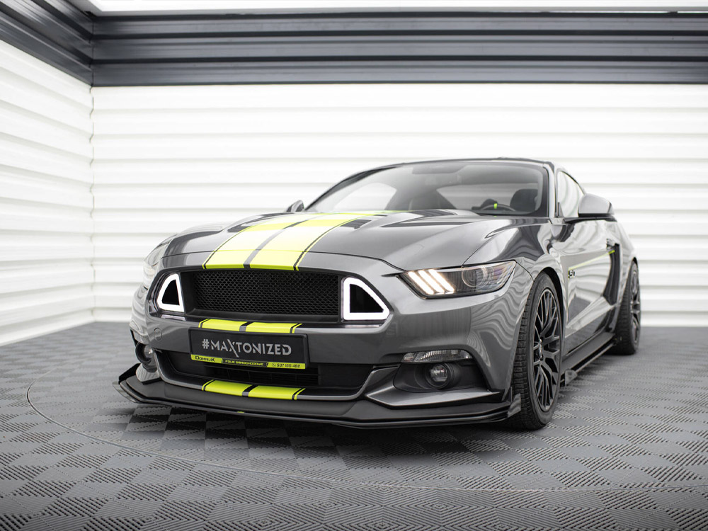 Street PRO Front Splitter + Flaps Ford Mustang GT Mk6 - 2 