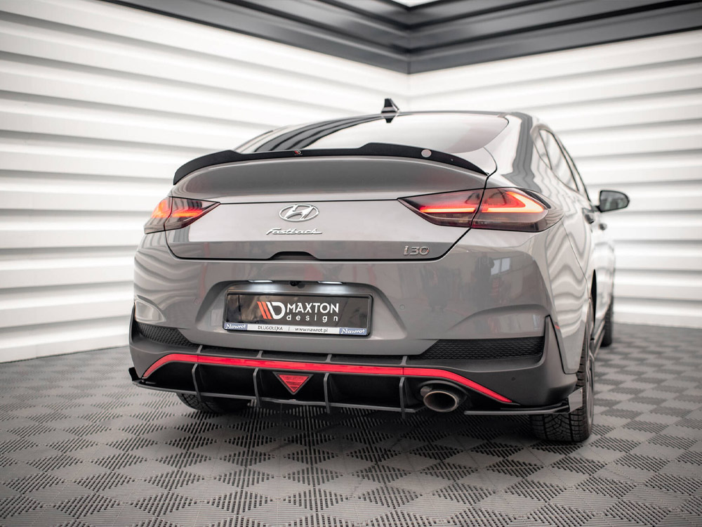 Street PRO Rear Diffuser + Flaps Hyundai I30 Fastback N-Line Mk3 Facelift - 2 