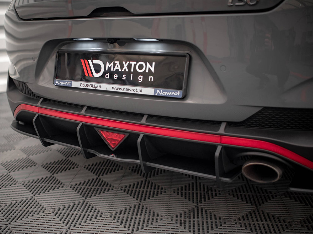 Street PRO Rear Diffuser + Flaps Hyundai I30 Fastback N-Line Mk3 Facelift - 6 