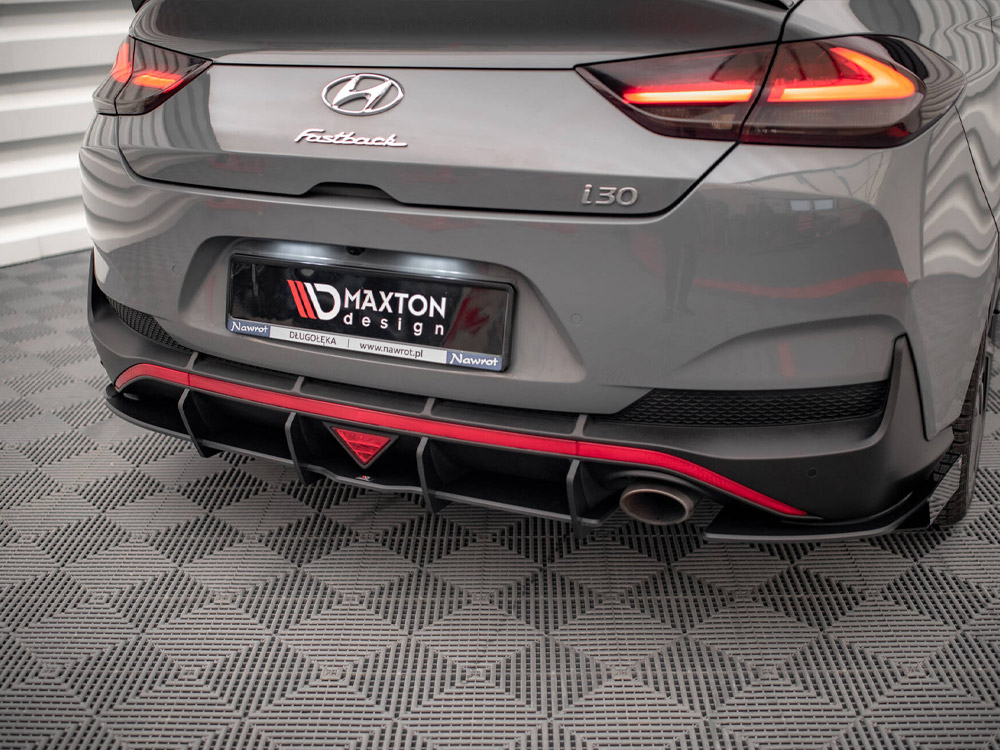 Street PRO Rear Diffuser + Flaps Hyundai I30 Fastback N-Line Mk3 Facelift - 5 