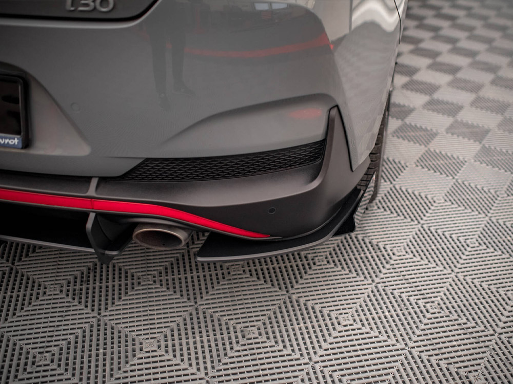 Street PRO Rear Diffuser + Flaps Hyundai I30 Fastback N-Line Mk3 Facelift - 7 