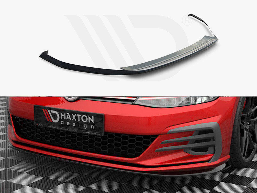 Front Splitter V.4 Volkswagen Golf GTI Mk7 Facelift - 1 