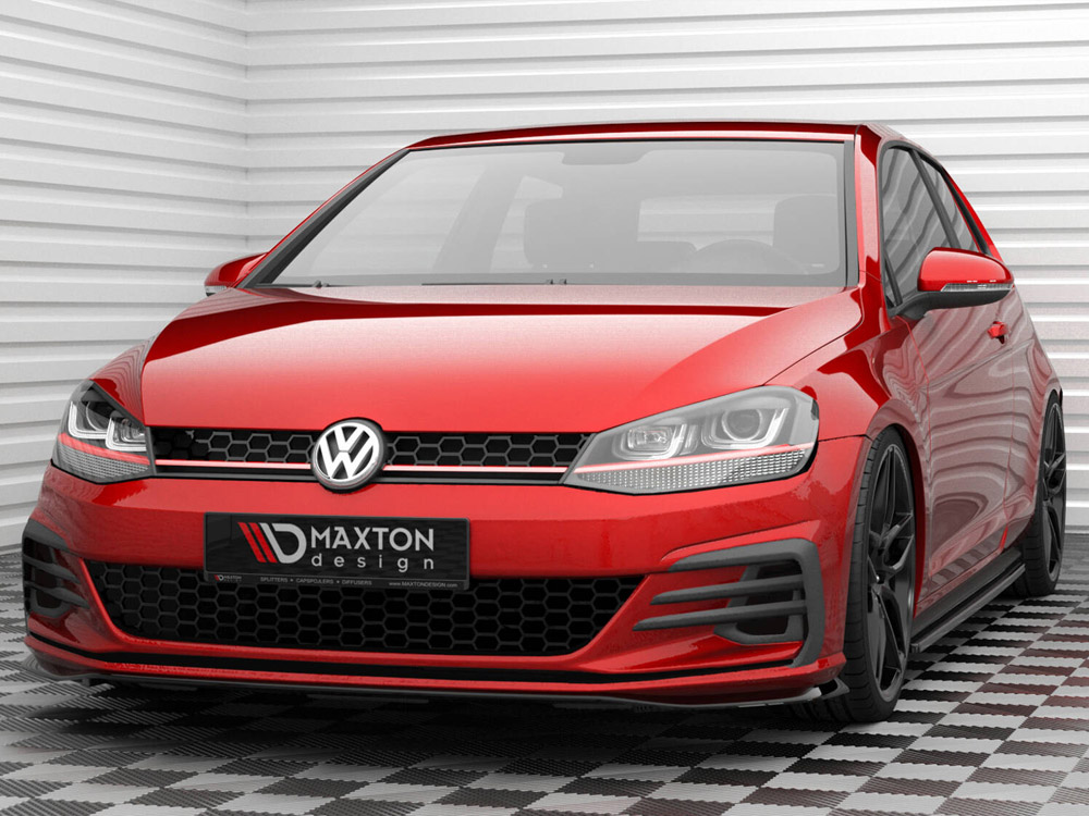 Front Splitter V.4 Volkswagen Golf GTI Mk7 Facelift - 2 