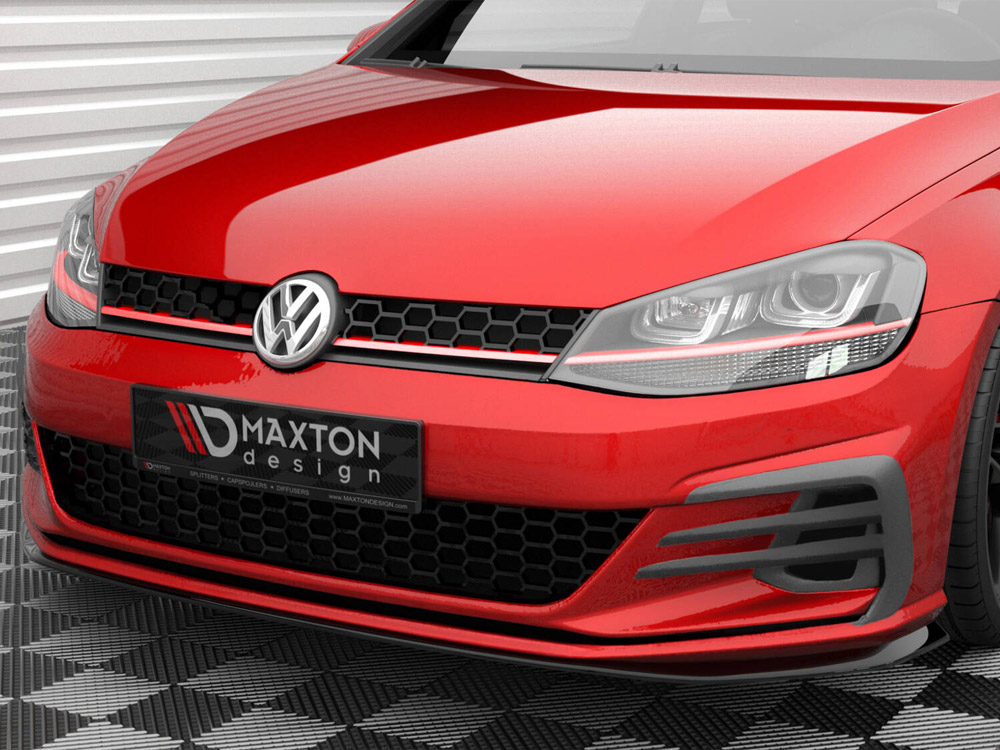 Front Splitter V.4 Volkswagen Golf GTI Mk7 Facelift - 3 