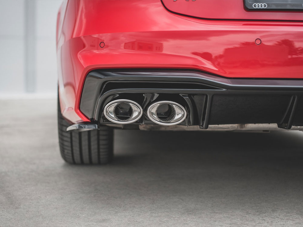 Rear Valance + Exhaust Ends Imitation Audi A7 S-Line C8 / S7 C8 / C8 Facelift / S7 Facelift - 5 