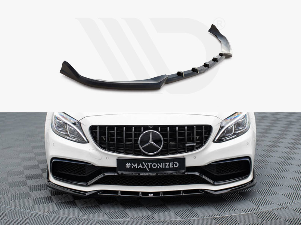 Front Splitter V.2 Mercedes-AMG C63 Sedan / Estate W205 / S205 - 1 