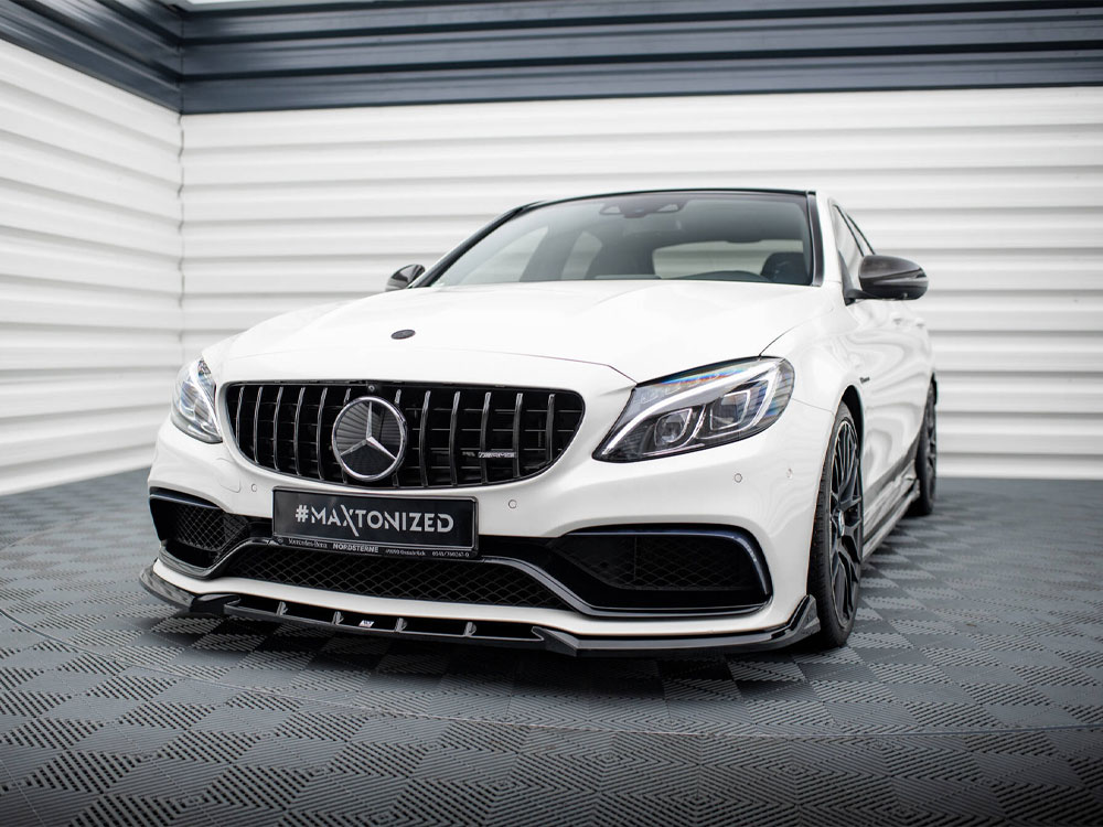 Front Splitter V.2 Mercedes-AMG C63 Sedan / Estate W205 / S205 - 2 