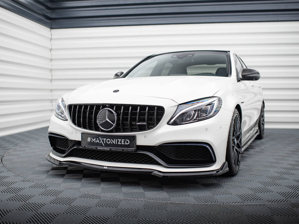 Front Splitter V.3 Mercedes-AMG C63 Sedan / Estate W205 / S205 - 2 