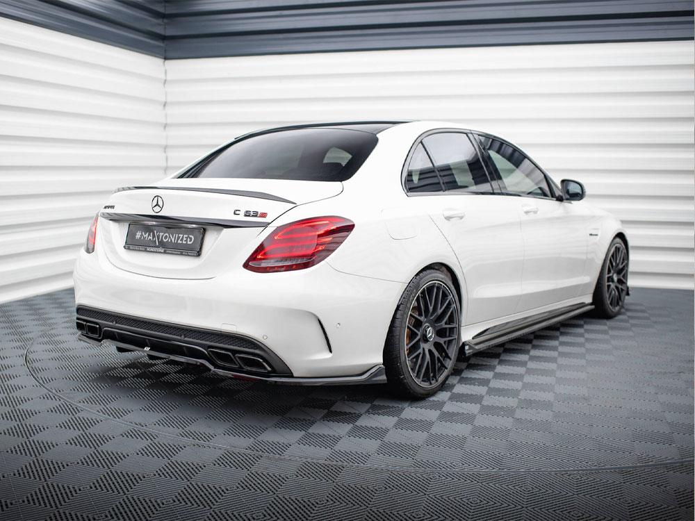 Rear Splitter (Vertical Bars) Mercedes-AMG C63 Sedan / Estate W205 / S205 - 2 