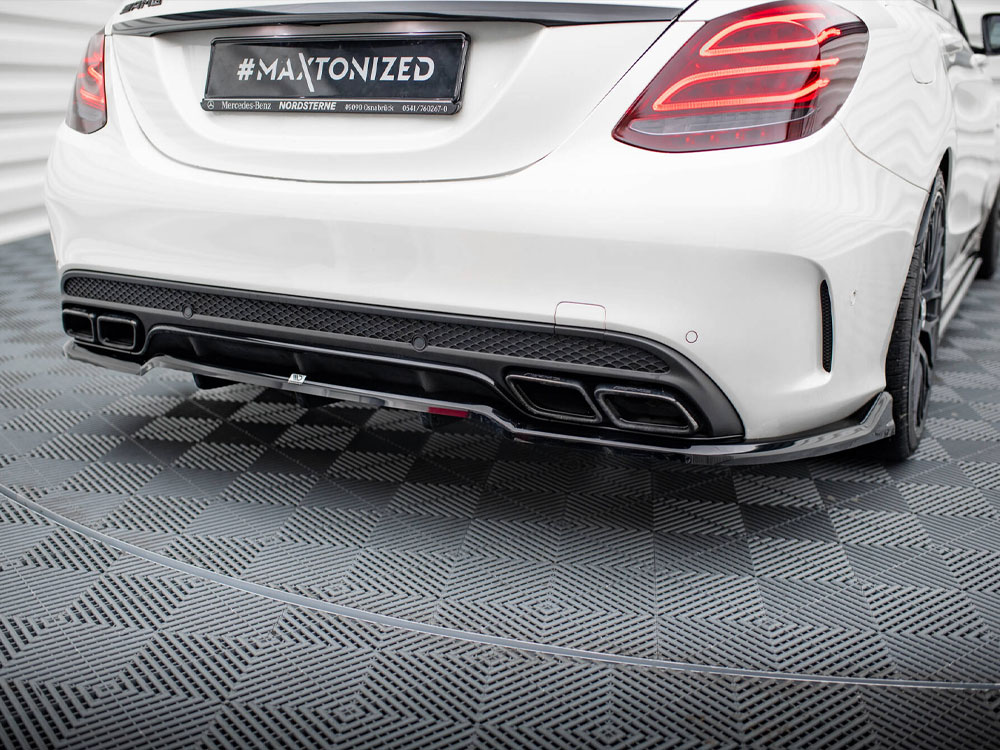 Rear Splitter (Vertical Bars) Mercedes-AMG C63 Sedan / Estate W205 / S205 - 3 