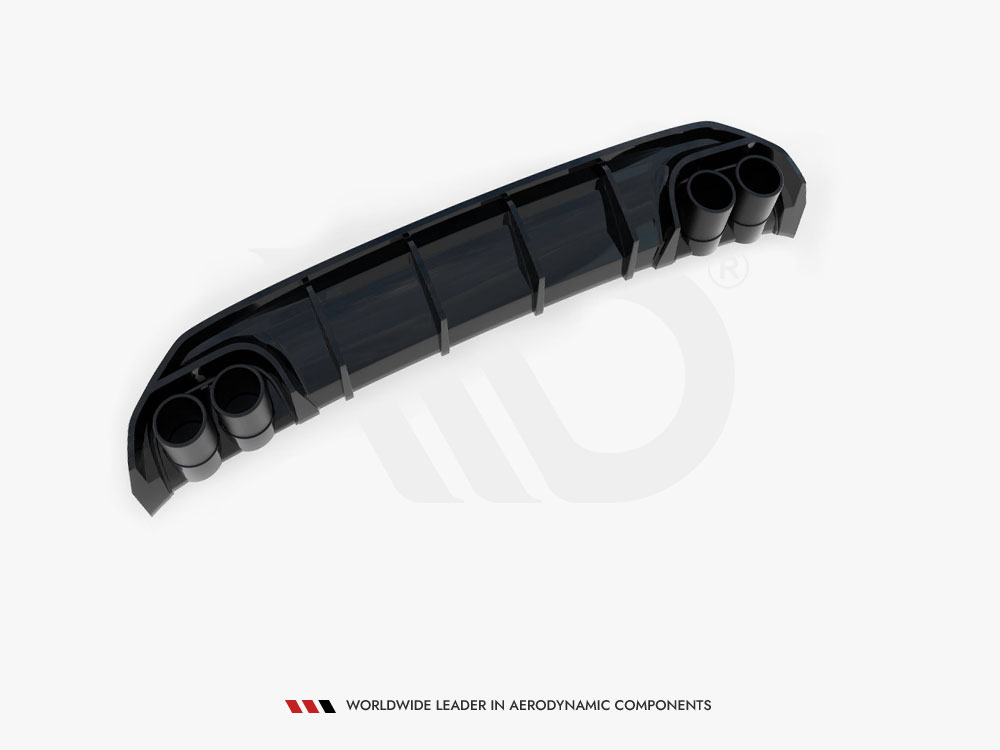 Rear Valance + Exhaust Ends Imitation Audi A3 S-Line Sedan 8Y - 3 