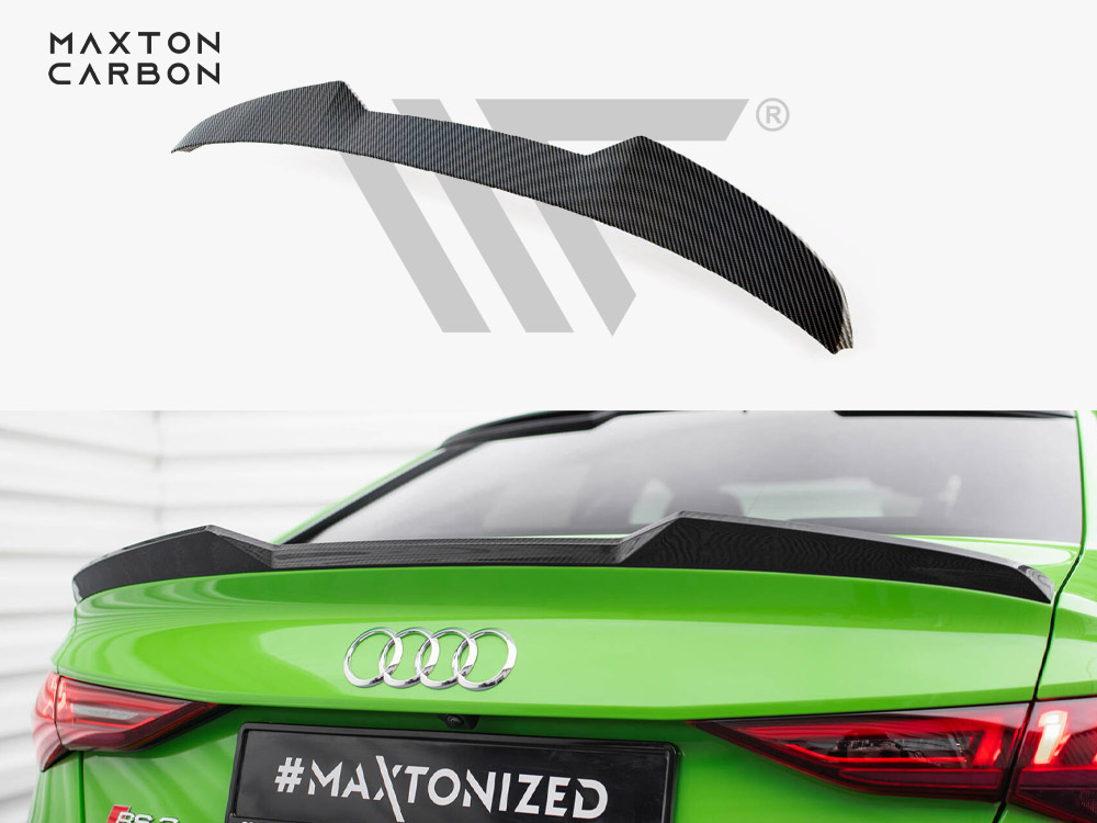 Carbon Fiber Tailgate Spoiler Audi RS3 Sedan 8Y - 1 