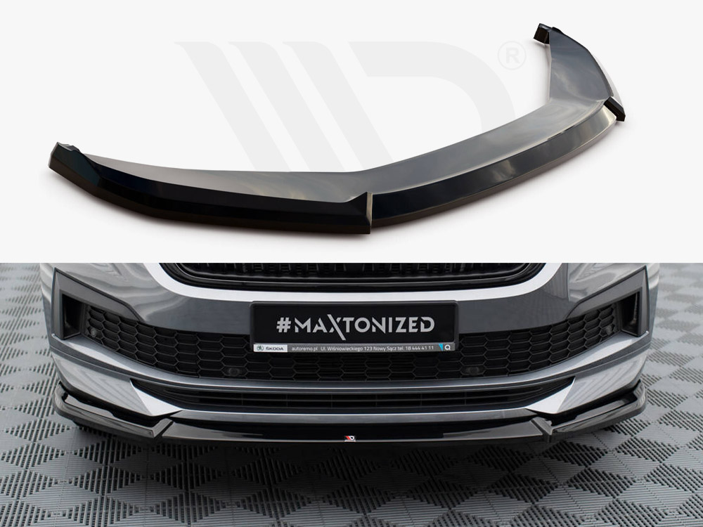 Front Splitter V.1 Skoda Kodiaq Sportline Mk1 Facelift - 1 