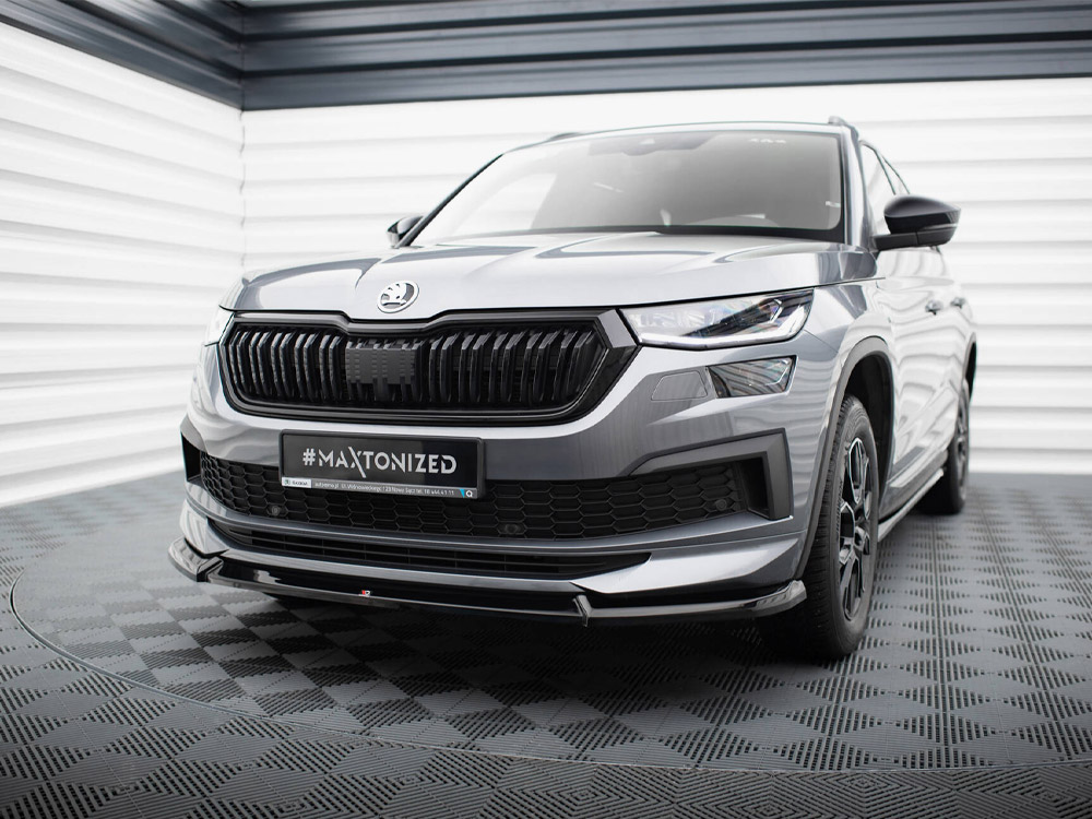 Front Splitter V.1 Skoda Kodiaq Sportline Mk1 Facelift - 2 