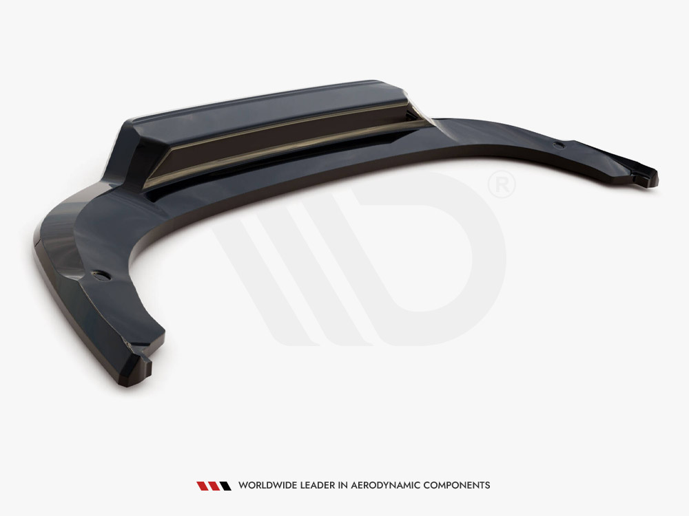 Central Rear Splitter (Vertical Bars) Skoda Kodiaq Sportline Mk1 Facelift - 7 