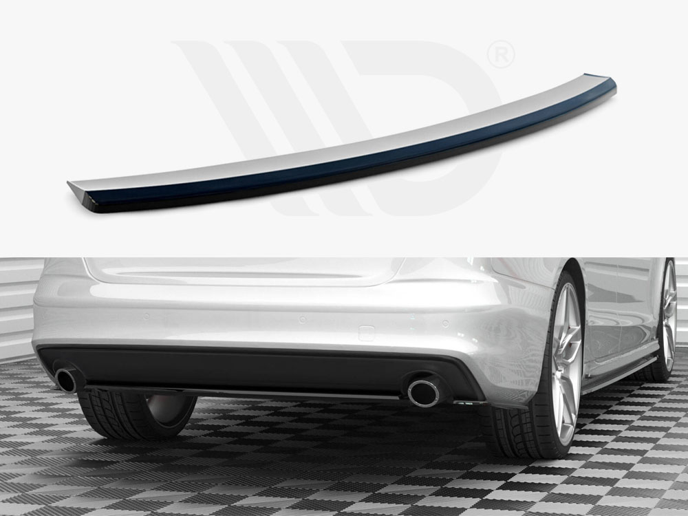 Central Rear Splitter Audi A4 S-Line B8 Facelift - Maxton Design UK