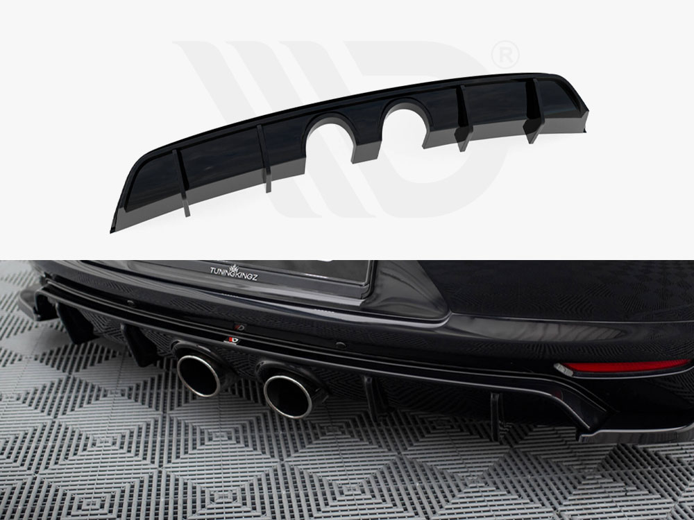 Rear Valance V.2 Volkswagen Scirocco Mk3 (R32 Exhaust) - 1 