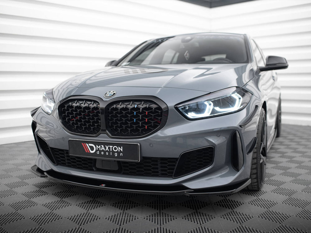 Front Splitter V.3 BMW 1 F40 M-Sport / M135i - Carbon Look - 2 