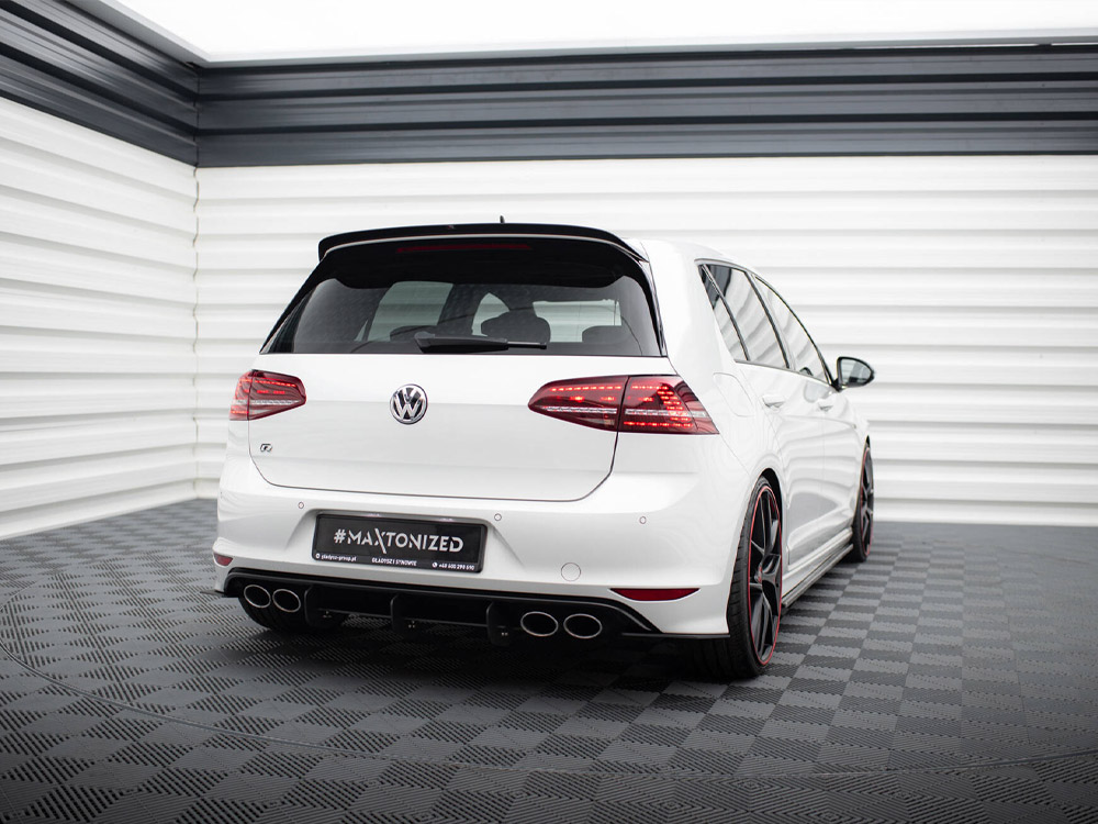 Rear Diffuser & Rear Side Splitters VW Golf R Mk7 Hatchback - 2 