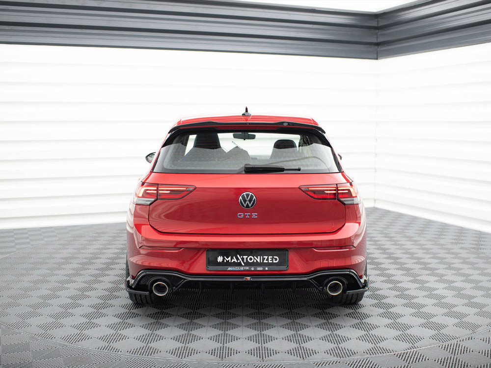 Rear Valance + Exhaust Ends Imitation Volkswagen Golf GTE Mk8 - 3 